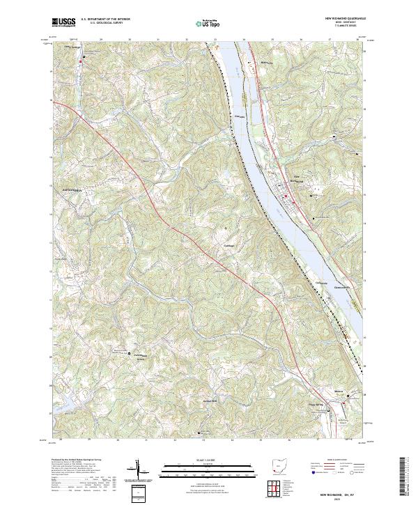 New Richmond 2023 topographic map thumbnail