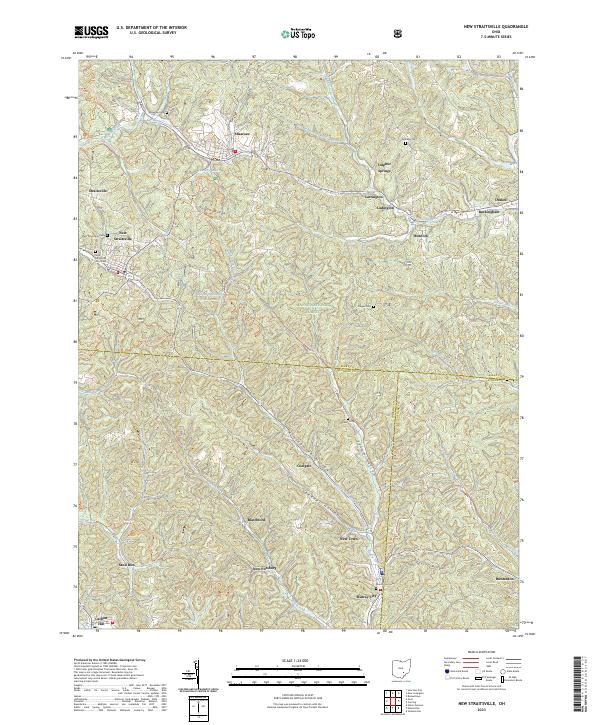 New Straitsville 2023 topographic map thumbnail