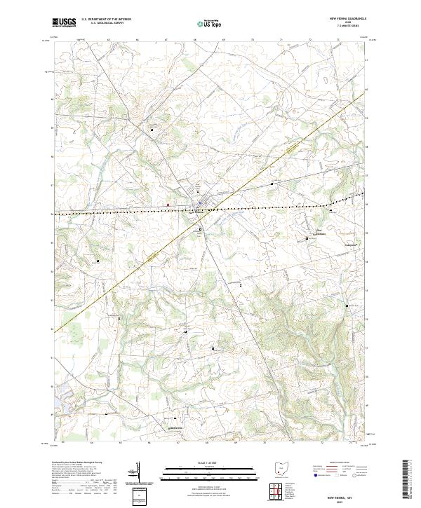 New Vienna 2023 topographic map thumbnail