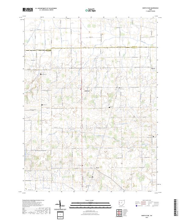 North Star 2023 topographic map thumbnail