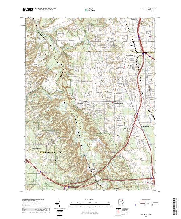 Northfield 2023 topographic map thumbnail