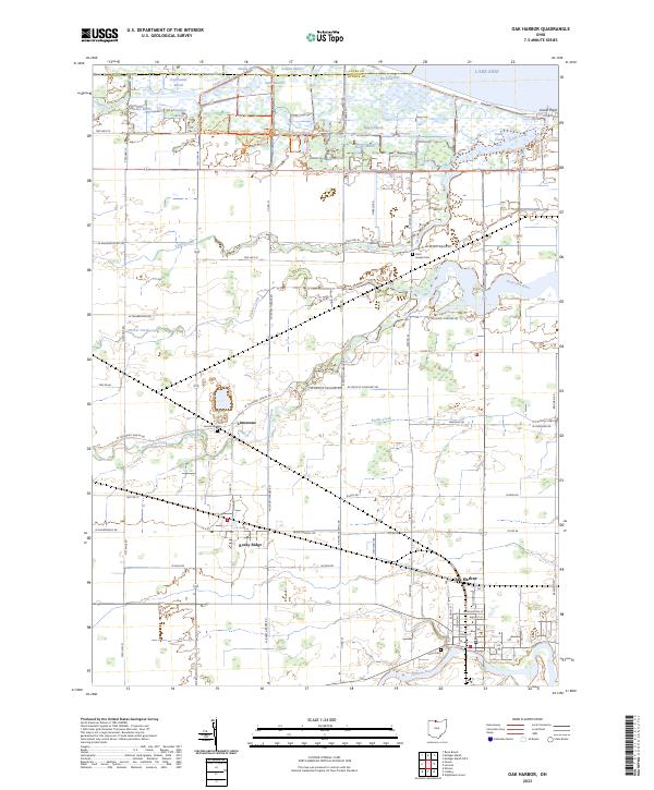 Oak Harbor 2023 topographic map thumbnail