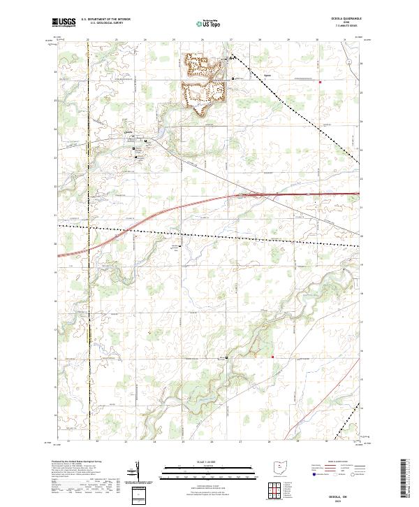 Oceola 2023 topographic map thumbnail