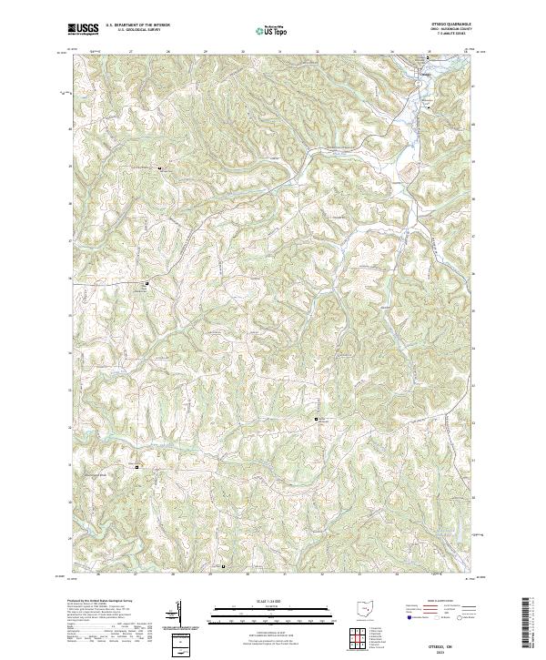 Otsego 2023 topographic map thumbnail
