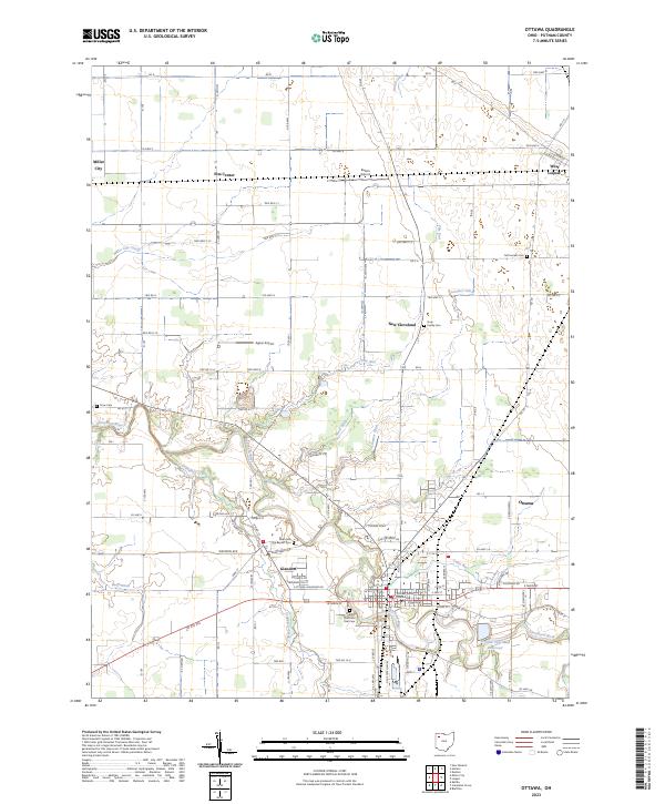 Ottawa 2023 topographic map thumbnail