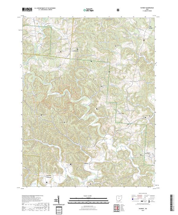 Patriot 2023 topographic map thumbnail