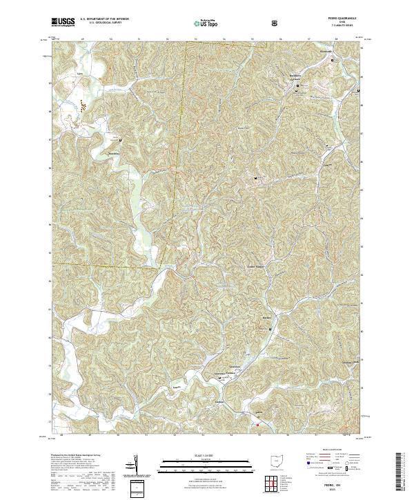 Pedro 2023 topographic map thumbnail