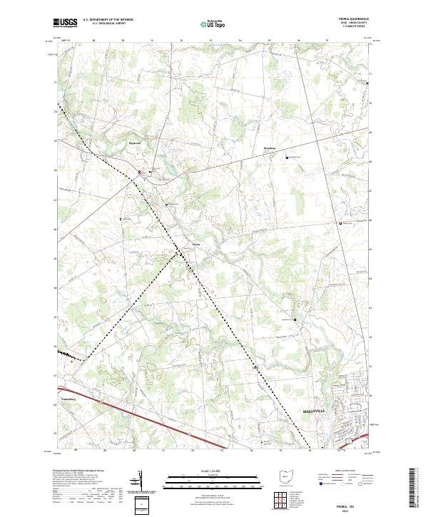 Peoria 2023 topographic map thumbnail