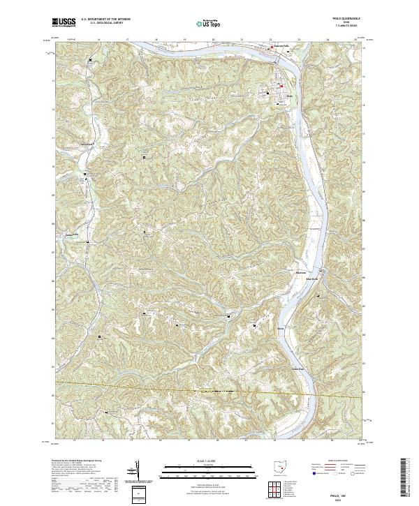 Philo 2023 topographic map thumbnail