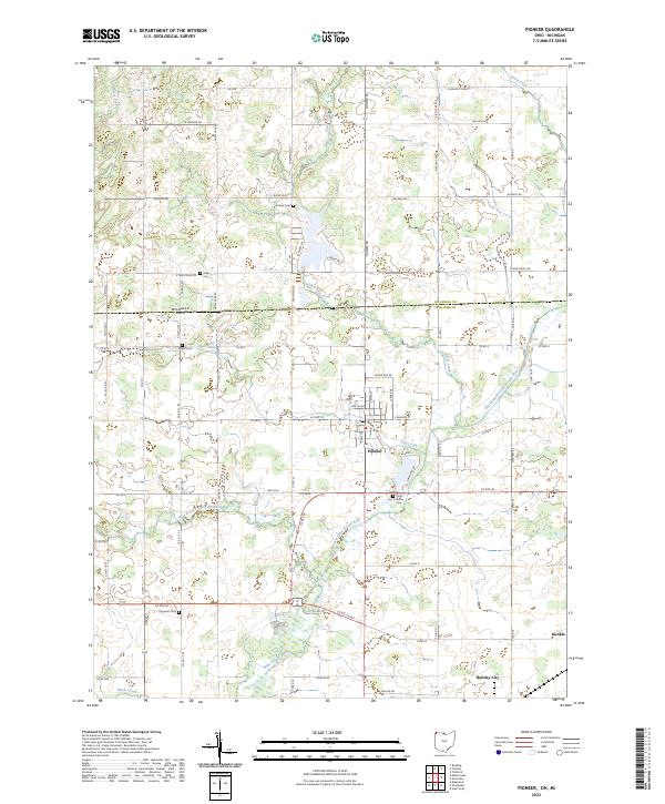 Pioneer 2023 topographic map thumbnail