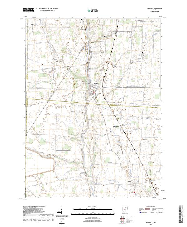 Prospect 2023 topographic map thumbnail