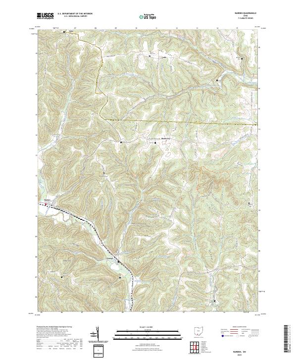 Rarden 2023 topographic map thumbnail