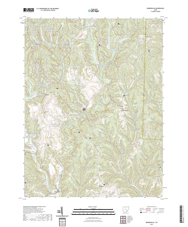Reinersville 2023 topographic map thumbnail