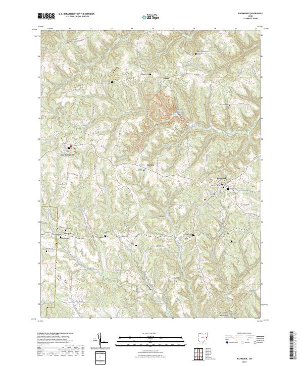 Richmond 2023 topographic map thumbnail