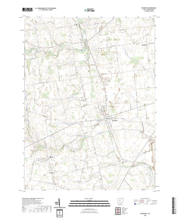 Richwood 2023 topographic map thumbnail