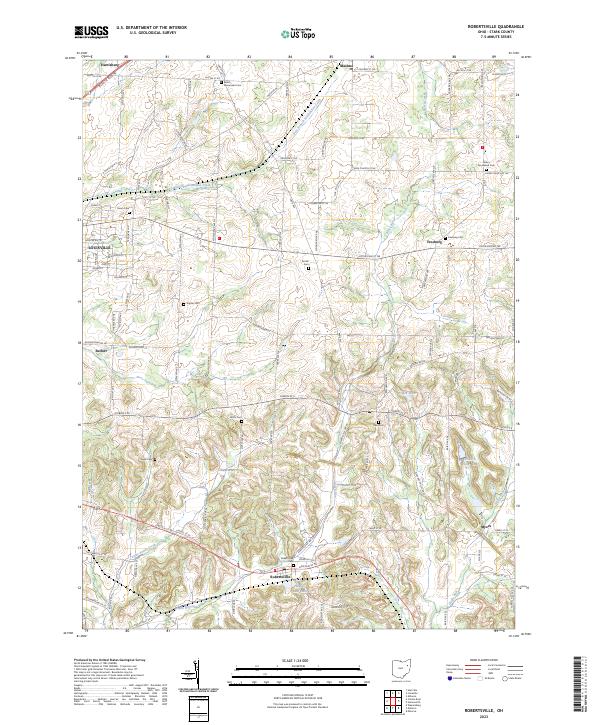 Robertsville 2023 topographic map thumbnail