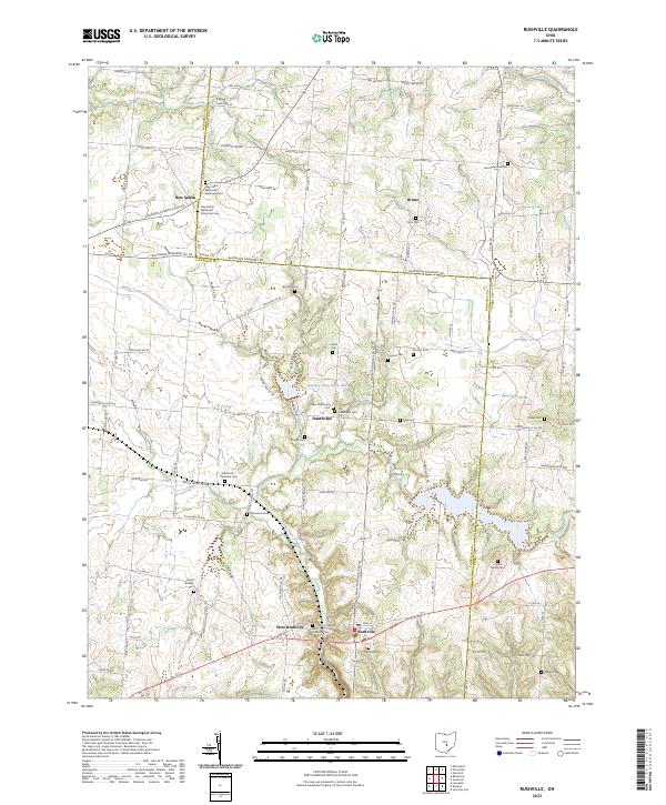 Rushville 2023 topographic map thumbnail