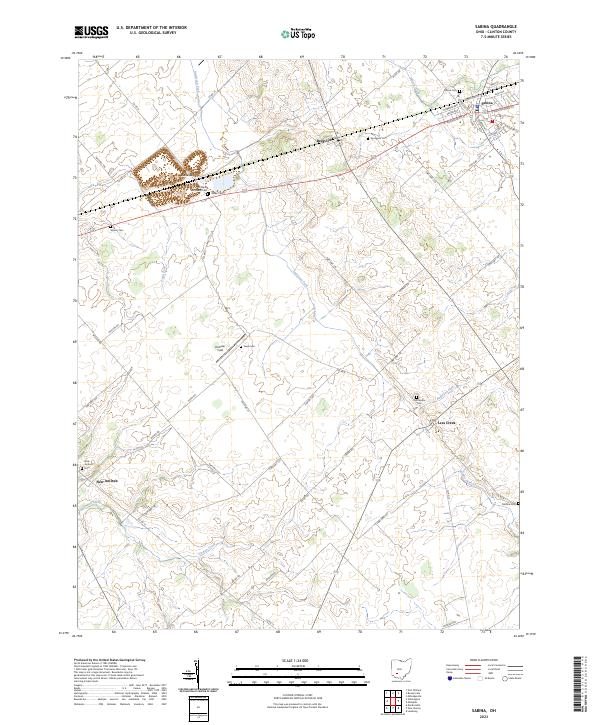 Sabina 2023 topographic map thumbnail