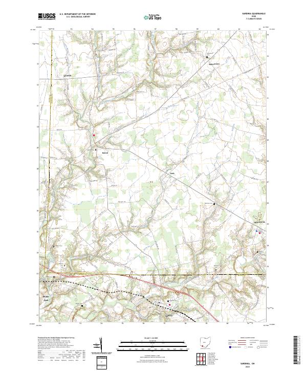 Sardinia 2023 topographic map thumbnail
