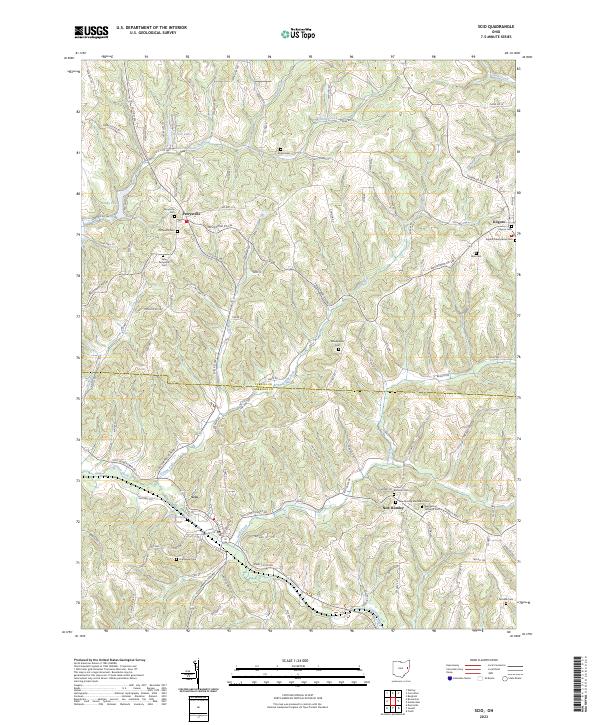 Scio 2023 topographic map thumbnail