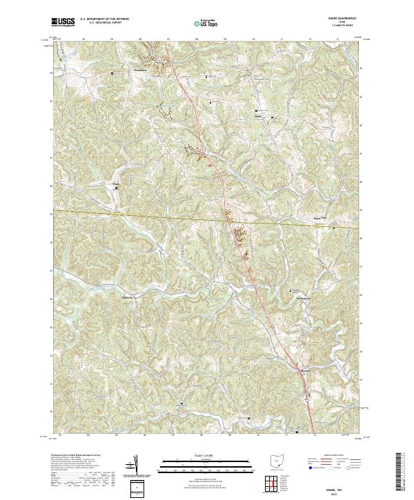 Shade 2023 topographic map thumbnail