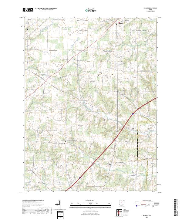 Shauck 2023 topographic map thumbnail