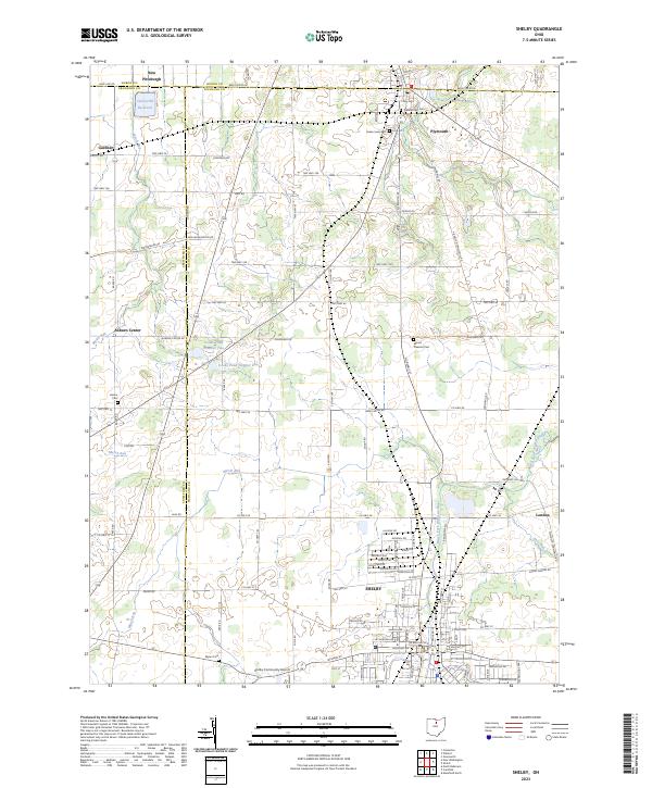 Shelby 2023 topographic map thumbnail