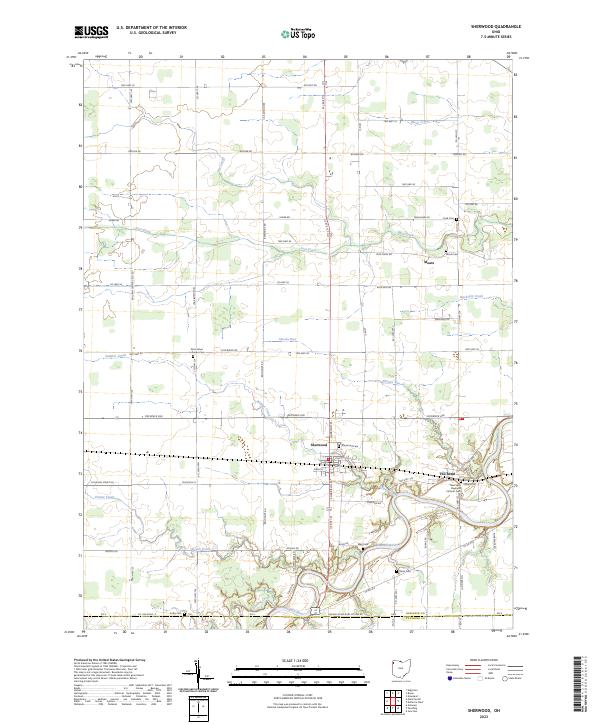 Sherwood 2023 topographic map thumbnail