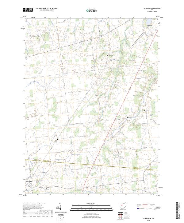 Silver Creek 2023 topographic map thumbnail