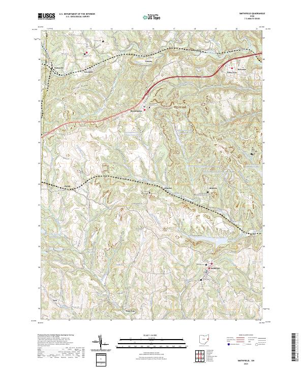 Smithfield 2023 topographic map thumbnail
