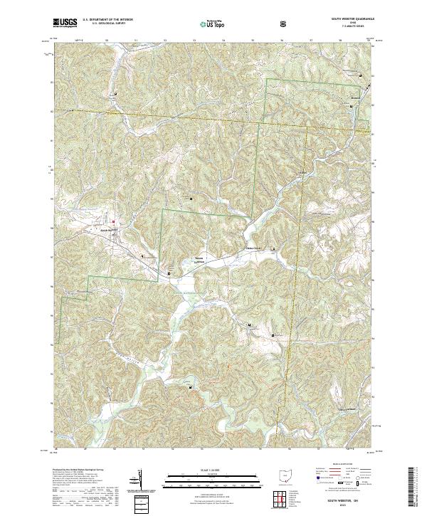 South Webster 2023 topographic map thumbnail