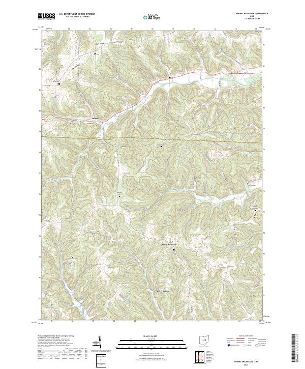 Spring Mountain 2023 topographic map thumbnail