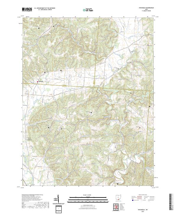 Stockdale 2023 topographic map thumbnail