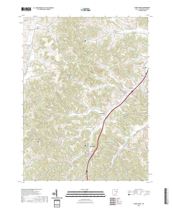 Stone Creek 2023 topographic map thumbnail