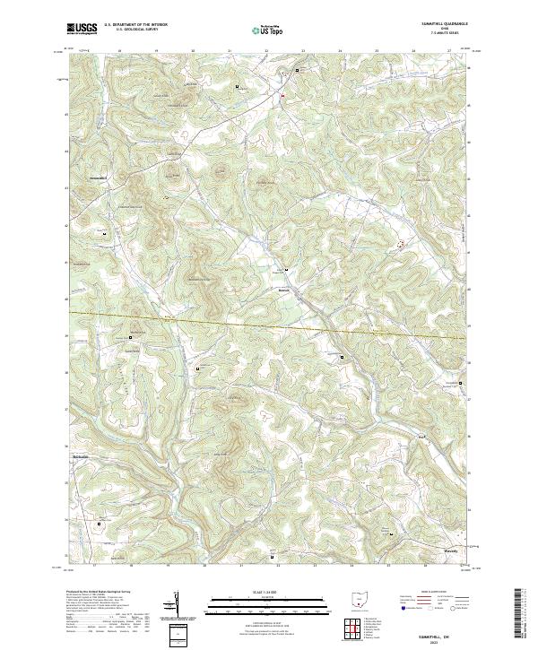 Summithill 2023 topographic map thumbnail