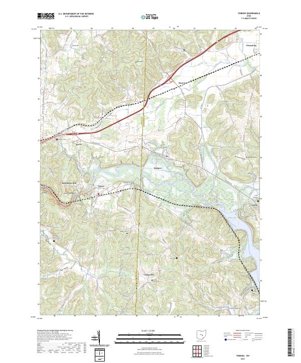 Toboso 2023 topographic map thumbnail
