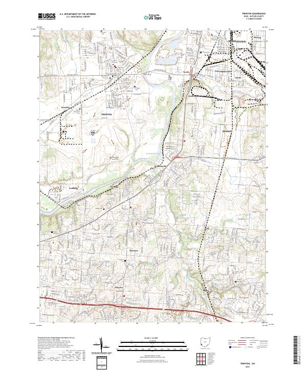 Trenton 2023 topographic map thumbnail