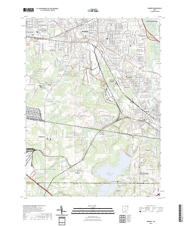 Warren 2023 topographic map thumbnail