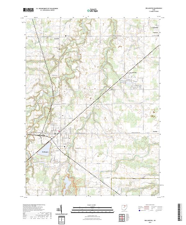 Wellington 2023 topographic map thumbnail