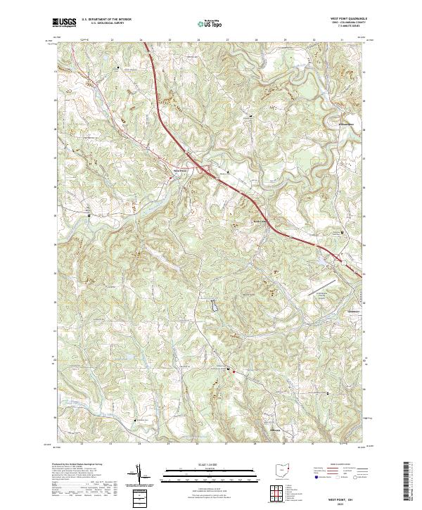 West Point 2023 topographic map thumbnail