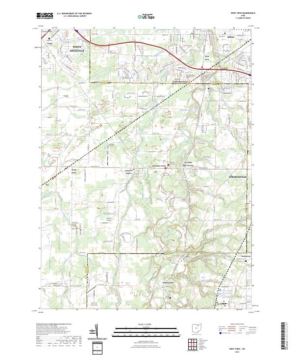 West View 2023 topographic map thumbnail