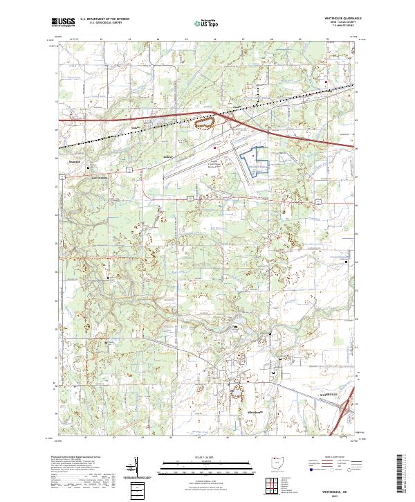 Whitehouse 2023 topographic map thumbnail