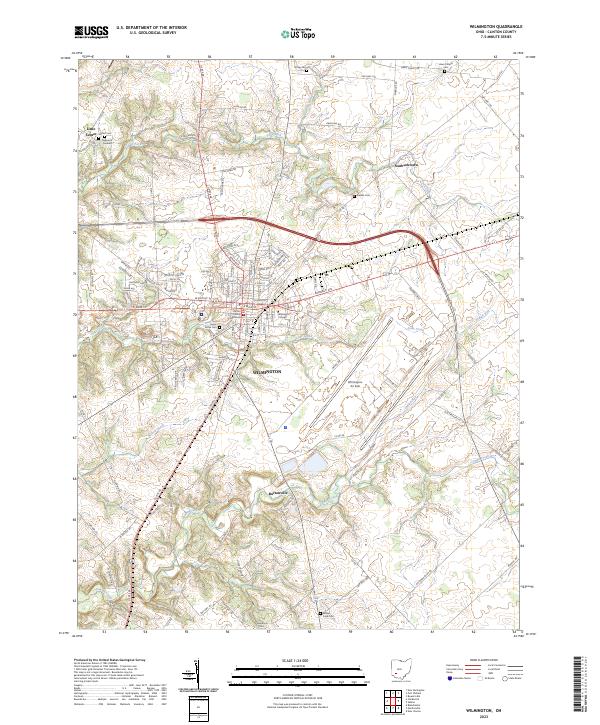 Wilmington 2023 topographic map thumbnail