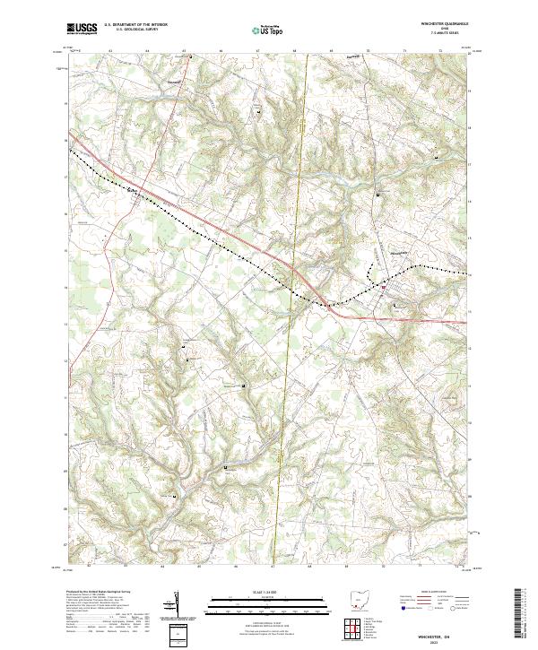 Winchester 2023 topographic map thumbnail