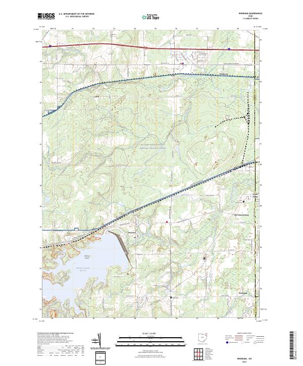 Windham 2023 topographic map thumbnail