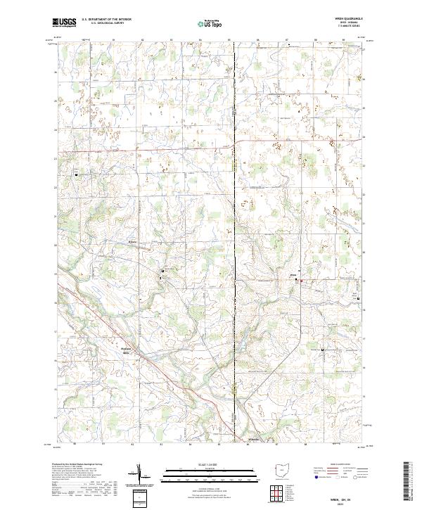 Wren 2023 topographic map thumbnail