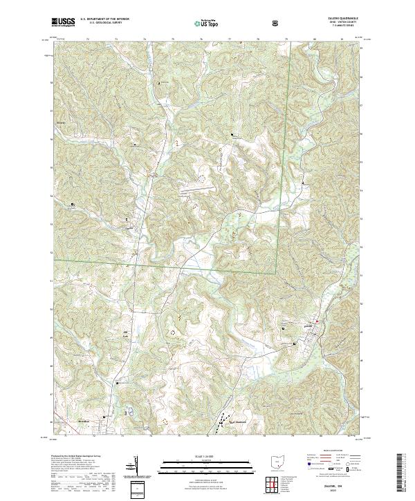 Zaleski 2023 topographic map thumbnail
