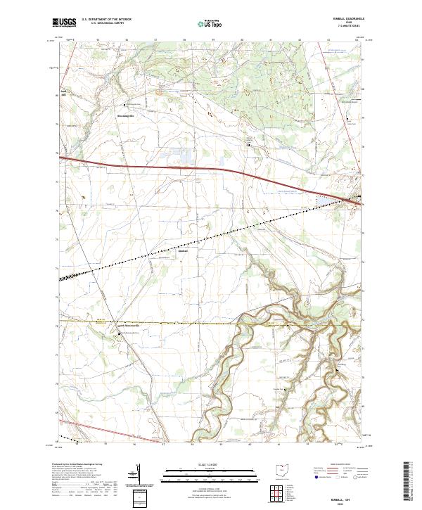 Kimball topographic map thumbnail