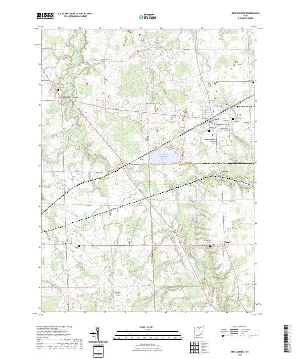 New London 2023 topographic map thumbnail