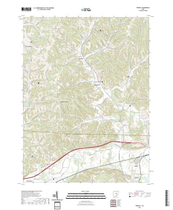 Trinway 2023 topographic map thumbnail